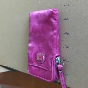 Small Coach wristlet